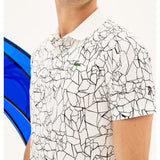 Lacoste Men's Ultra Dry Polo | White/Black Dh9456_Au8 S