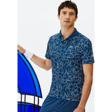 Lacoste Men's Ultra Dry Polo | Azurite/White Dh9456_Erg L