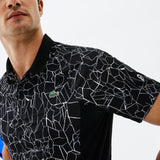 Lacoste Men's Ultra Dry Polo | Black/White Dh9466_258 M