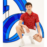 Lacoste Men's Ultra Dry Polo | Cochineal/White Dh9466_Ujr S