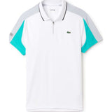 Lacoste Men's Ultra Dry Pique Polo | White/Black-Armour-Papeet Dh9480_Ee5 L