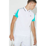 Lacoste Men's Ultra Dry Pique Polo | White/Black-Armour-Papeet Dh9480_Ee5 Xxl