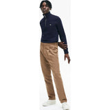 Lacoste Men's 1/4 Zippered Interlock Cotele Sweatshirt