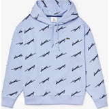 Lacoste Men's Live Hooded Print Fleece Sweatshirt