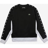 Lacoste Sport Men's Two-Tone Fleece Crew Neck Sweatshirt