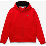 Lacoste Sport Men's Full-Zip Hooded Fleece Sweatshirt
