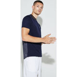 Lacoste Men's Ultra Dry Tee | Blue/White-Pomelo Th9464_Epf M