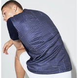 Lacoste Men's Ultra Dry Tee | Blue/White-Pomelo Th9464_Epf L