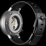 Minus-8 Layer Black/Bright Automatic Watch | Leather