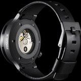 Minus-8 Layer Black/White Automatic Watch | Leather