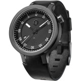 Minus-8 Layer Black/White Automatic Watch | Leather