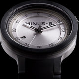 Minus-8 Layer Black/Silver Automatic Watch | Silcone