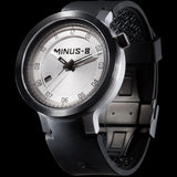 Minus-8 Layer Black/Silver Automatic Watch | Silcone
