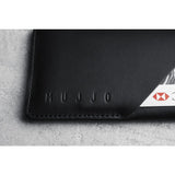 Mujjo Leather Wallet Sleeve for iPhone 7 | Black MUJJO-SL-102-BK
