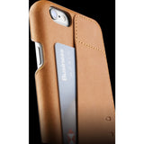 Mujjo Leather Wallet Case 80° for iPhone 6s | Tan