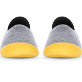 Mahabis Curve Classic Slipper | Light Grey/Yellow
