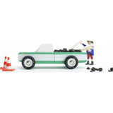 Candylab Longhorn Pick Up Truck Wooden Toy | Green M2000