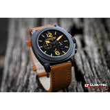 Lum-Tec M73 Watch | Leather Strap