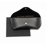 Diff Eyewear Becky Sunglasses | Matte Black + Gold Mirror Lens