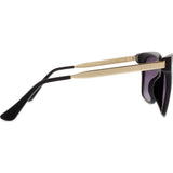 DIFF Eyewear Bella Sunglasses | Matte Black + Pink Mirror + Polarized