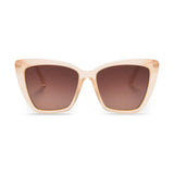 Diff Eyewear Becky Iv Sunglasses | Melon Crush W/ Gold Metal + Brown Gradient