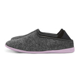 Mahabis Classic 2 Slippers | Dark Grey/ Purple