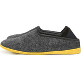 Mahabis Classic 2 Slippers | Dark Grey/Yellow