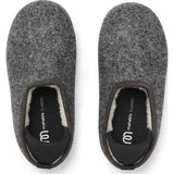 Mahabis Kids Slippers | Larvik Dark Grey/Skien Black size 32 MC-K-32-DG-SB