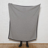in2green Reversible Repeating triangles Blanket Eco Throw