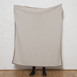 in2green Reversible Repeating triangles Blanket Eco Throw