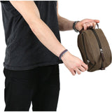 Sandqvist Mickel Dopp Kit | Waxed Olive SQA573