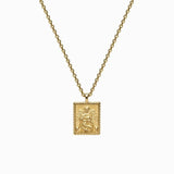 Awe Inspired Mini Lilith Tablet Necklace | Long Adjustable Cable Chain