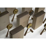 Nomon Mini Puntero T Table Clock | Walnut/Brass