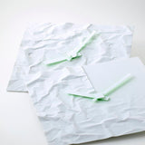 Lemnos Crinkle Clock | White