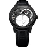 Maurice Lacroix Masterpiece Mysterious Seconds 43mm Watch | White/Black MP6558-PVB01-090