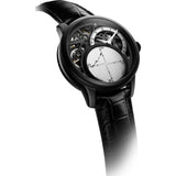 Maurice Lacroix Masterpiece Mysterious Seconds 43mm Watch | White/Black MP6558-PVB01-090