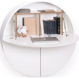 EMKO Multifunctional Pill Cabinet/Desk | White/White