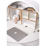 EMKO Multifunctional Pill Cabinet/Desk | White/White