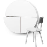 EMKO Multifunctional Pill Cabinet/Desk | White/White