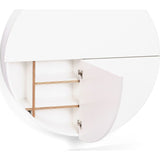 EMKO Multifunctional Pill Cabinet/Desk | White/White