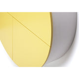 EMKO Multifunctional Pill Cabinet/Desk | White/Yellow