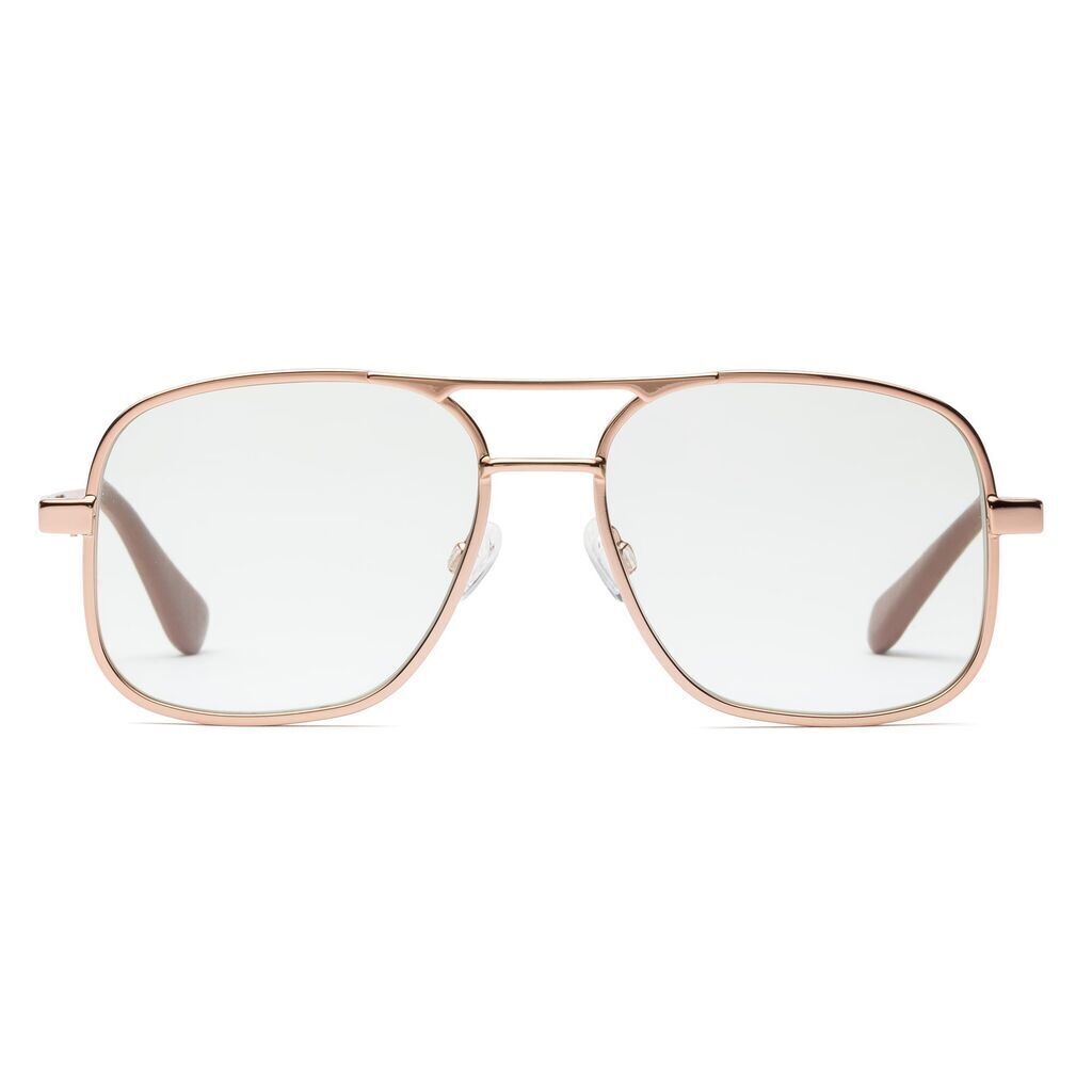 Caddis Metamodernist Scout Blue Light Rx Reading Glasses Rose Gold 1