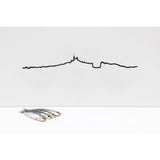 The Line City Skyline Wall Art Silhouette