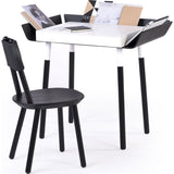 EMKO My Writing Desk w/ 1 Drawer | White/Black