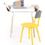 EMKO My Writing Desk w/ 1 Drawer | White/Birch