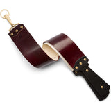 Ezra Arthur 2.5" Cordovan Razor Strop | Maroon