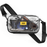 Crash Baggage Hard Mini Travel Share Carry Case | Transparent Cb370-050