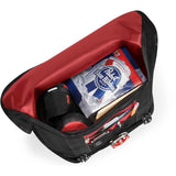 Chrome Mini Metro Messenger Bag | Black/Red