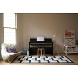 Revival Rugs Miran Hand-Knotted Rug | Warm Vanilla Beige/Navy