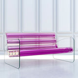 Mojow Model MW 03 Sofa with Clear Tempered Glass